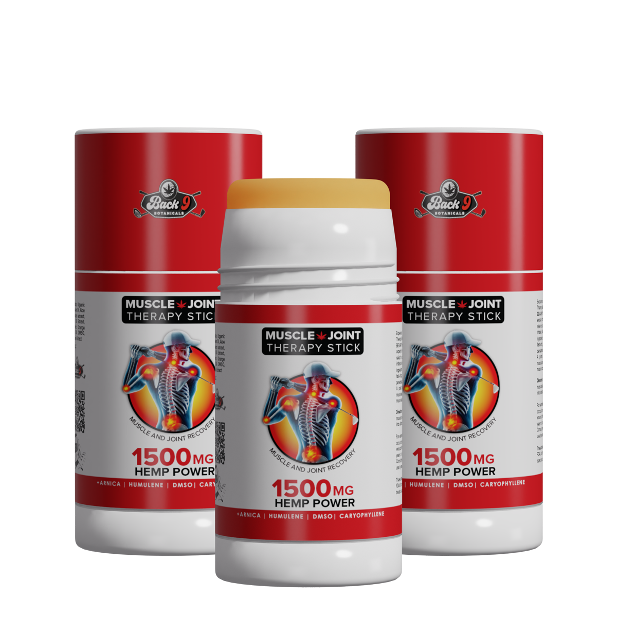 CBD Topical Therapy Salve Stick (1oz 1500mg stick) single, 2, 3, 6, or 12-pack