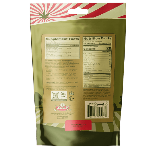 Moonlit Mulligan - Rest & Recovery Hemp Golf Gummies (5 gummies/pack) single, 2, 3, 6, or 10-pack