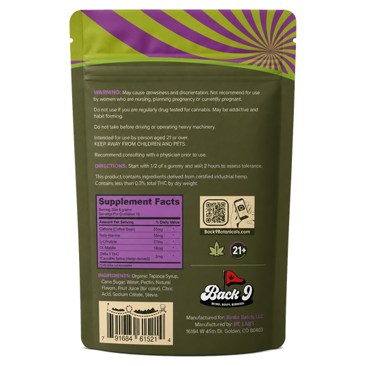 Players Blend - Energy & Focus Gummies (10ct)