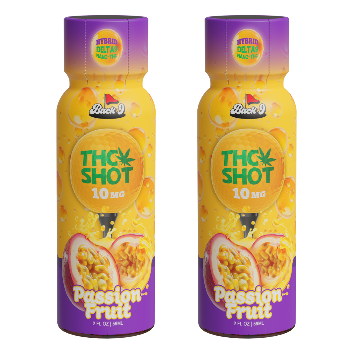 THC Shots (2oz/10mg bottles) 2, 3, 6, or 12-pack